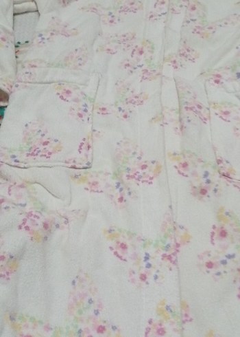 Çiçek Desenli Bohem Kız Bornoz - Görsel 2