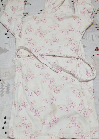 Çiçek Desenli Bohem Kız Bornoz - Görsel 3