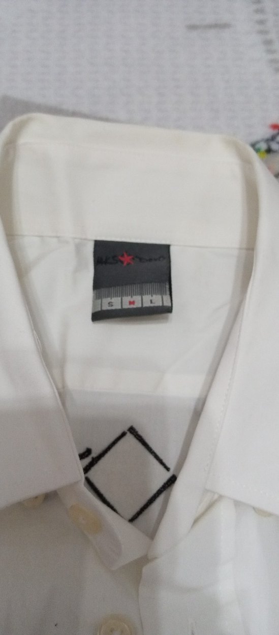 Beyaz Baskılı Kısa Kollu Gömlek - Görsel 3