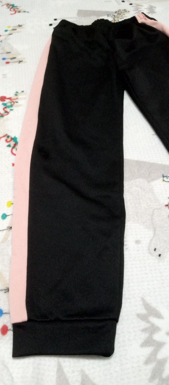 Kız Çocuk Siyah-Pembe Rahat Kesim - Görsel 2