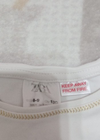 Kız Çocuk Beyaz Uzun Kollu Baskılı Tişört - Görsel 3