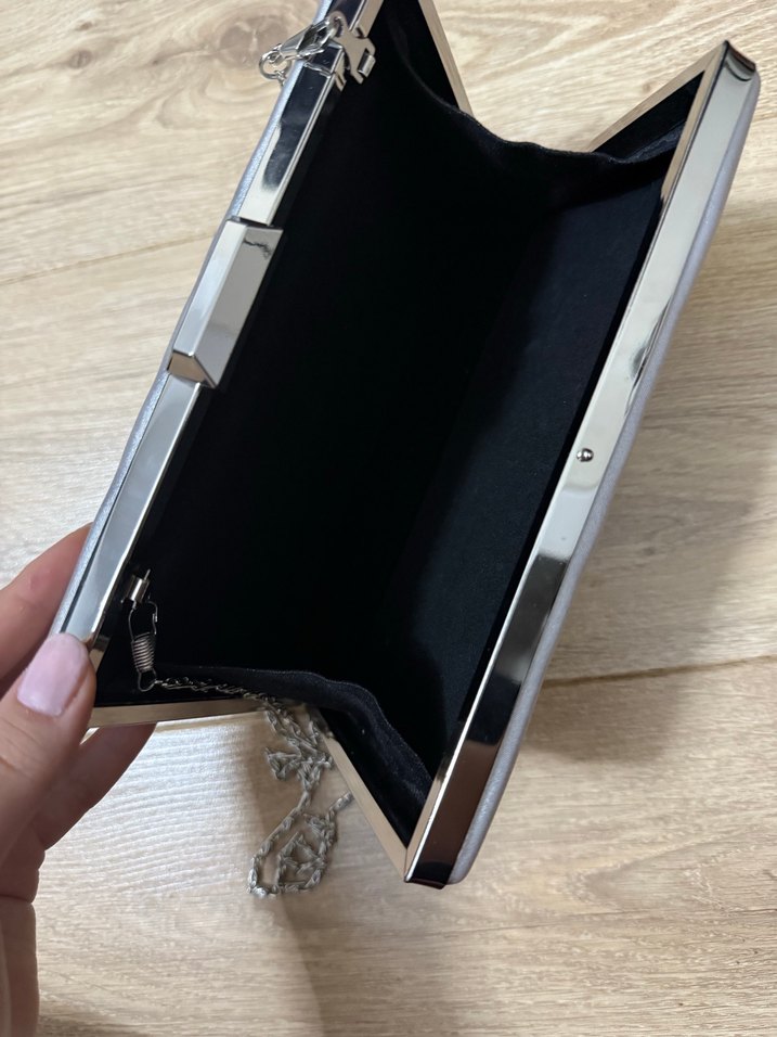 Gümüş Çanta abiye mezuniyet - Görsel 2