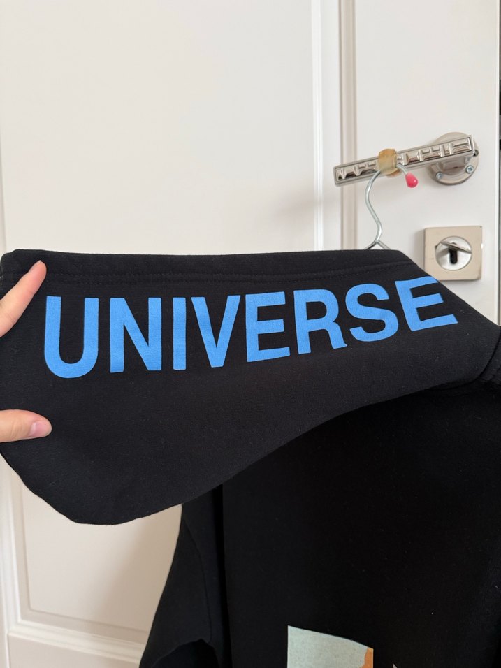 Kadın Siyah Kapüşonlu Baskılı Sweatshirt - Görsel 4