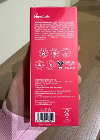 The New Lab Barrier Support B12 Face Serum - Görsel 5