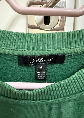 Mavi marka yeşil sweatshirt - Görsel 4