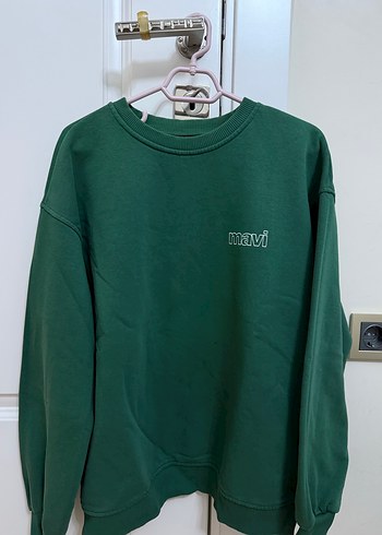 Mavi marka yeşil sweatshirt - Görsel 2