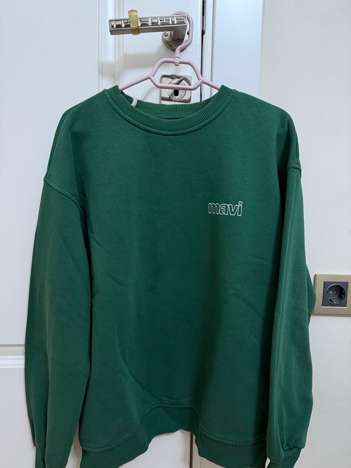 Mavi marka yeşil sweatshirt - Görsel 2