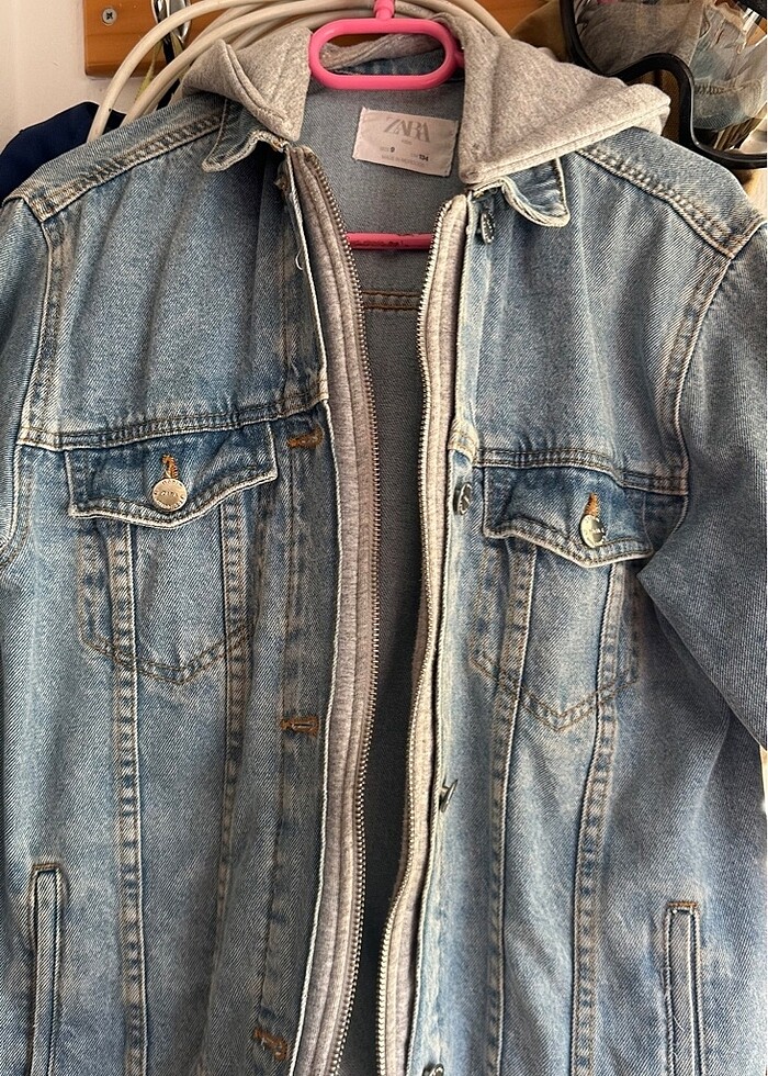 Zara 9 yaş denim ceket - Görsel 3
