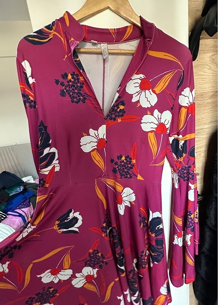 Çiçekli elbise - Görsel 3