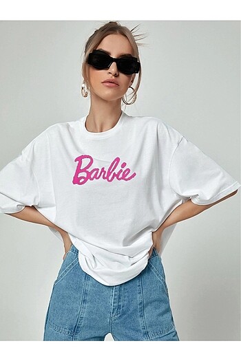 Barbie baskılı tişört