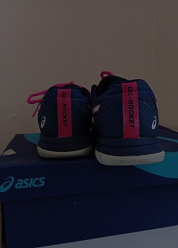 39,5 Beden lacivert Renk Asics Gel-rocket 9 Kadın ayakkabısı