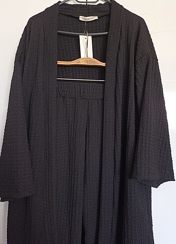 Bürümcük -Gofre kumaş kimono takım 