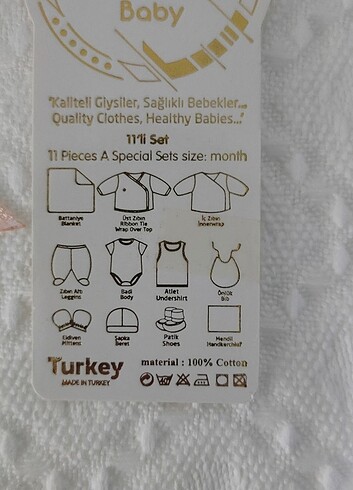 Bebek hastane çıkışı seti - Görsel 2