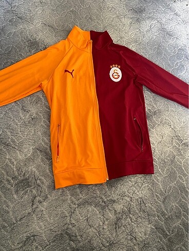 Galatasaraylı fermuarlı eşofman üstü