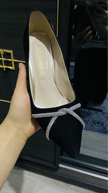 Zara Taşlı topuklu ayakkabı