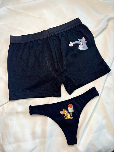 Tom ve jerry Boxer Tanga külot set