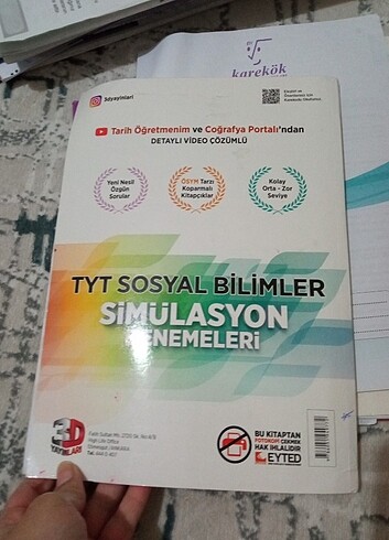 3 D yayınları tyt sosyal bilimler deneme