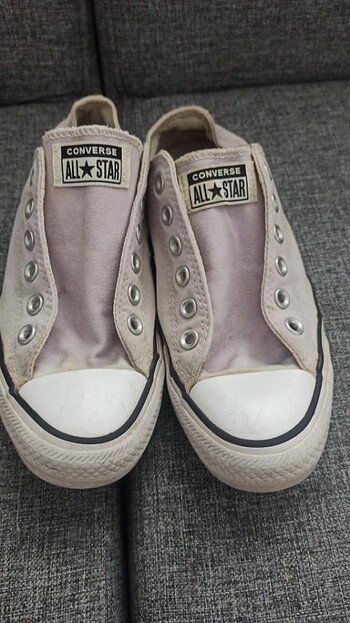 Converse Bayan ayakkabı bağcıkları yok