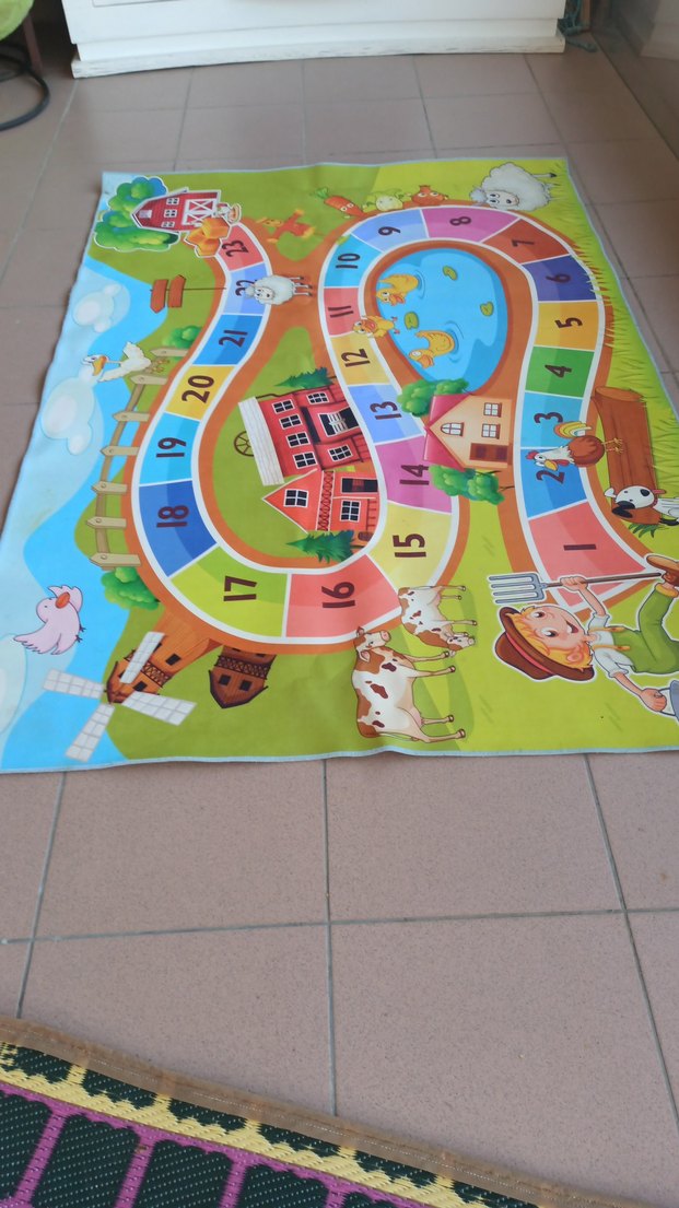 Renkli Bebek Oyun Matı Sayı ve Hayvan Desenli - Görsel 4