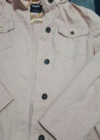 Bej Düğmeli Midi Kadın Ceket - Görsel 5