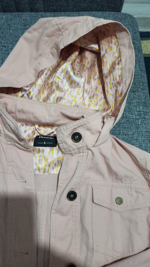 Bej Düğmeli Midi Kadın Ceket - Görsel 3