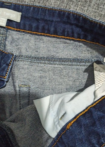 Kadın Mavi Mini Kot Şort - Görsel 4