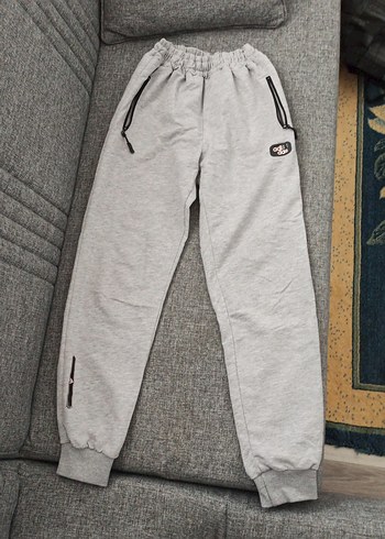 Gri Fermuarlı Erkek Outdoor Eşofman Altı