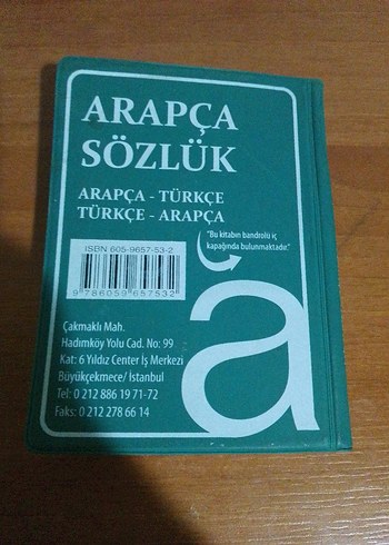Arapça-Türkçe Sözlük Yeni Baskı