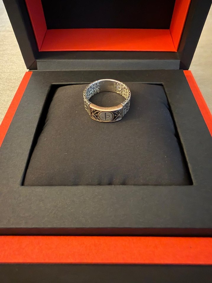 Erkek gümüş yüzük - Görsel 4