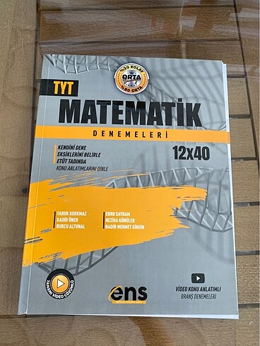 Tyt matematik deneme ens yayınları