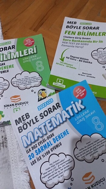 sinan kuzucu fen ve matematik ilk doz sarmal deneme ve fen soru 