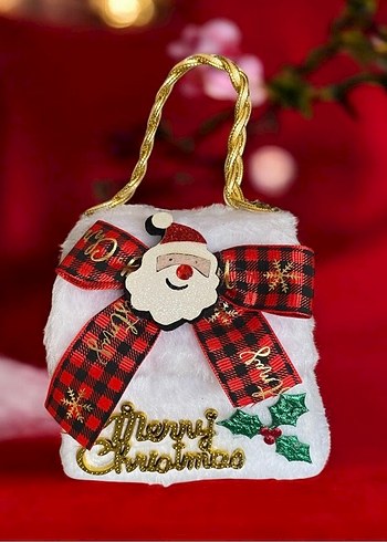 Beyaz Parlak Noel Temalı Köpek Aksesuarı - Görsel 2