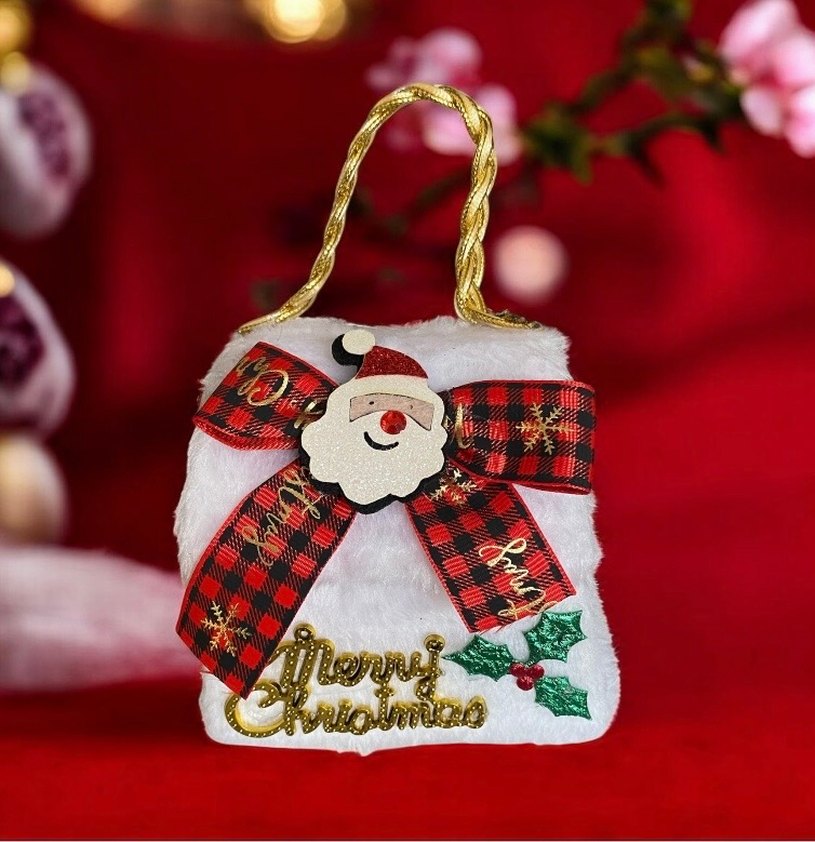 Beyaz Parlak Noel Temalı Köpek Aksesuarı - Görsel 2