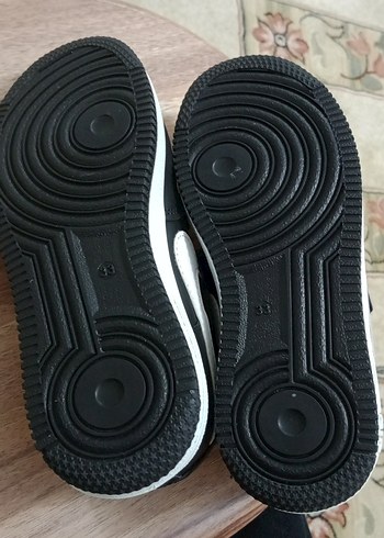 33 Beden Erkek Çocuk Siyah Nike Air force 1 Spor Ayakkabı