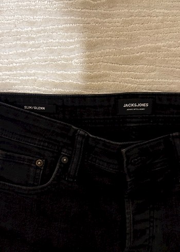 Düğmeli Siyah Erkek Denim Pantolon - Görsel 2