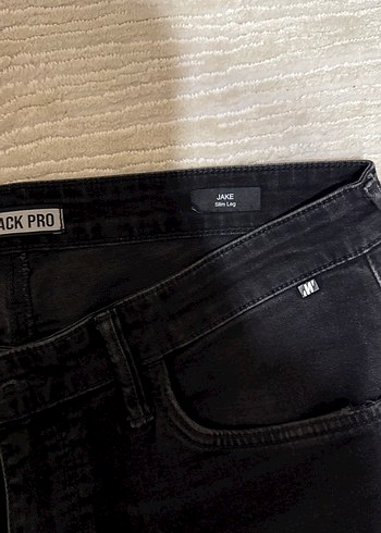 Erkek Siyah Regular Fit Kot Pantolon - Görsel 3