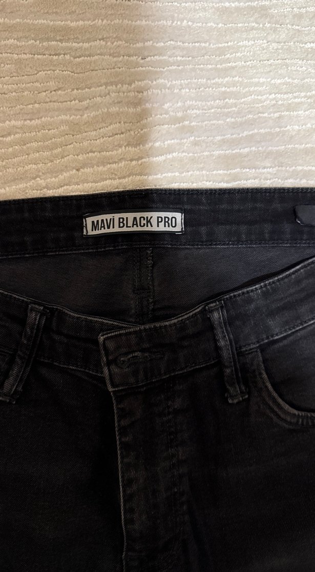 Erkek Siyah Regular Fit Kot Pantolon - Görsel 2