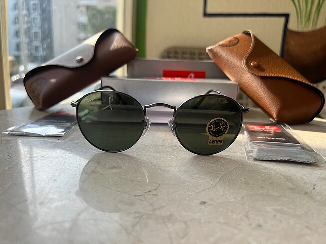 Rayban round metal 3447 029 50ekt unisex