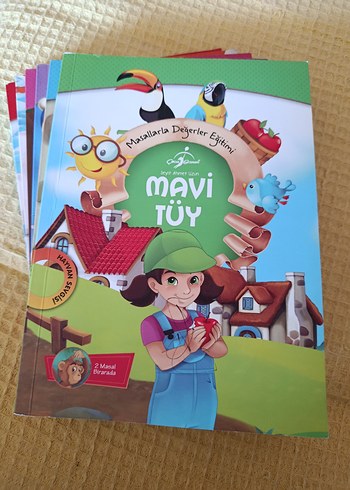 Masallarla Değerler Eğitimi Çocuk Kitabı 6 kitap