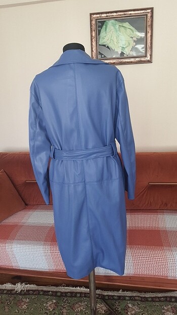 Deri trenckot - Görsel 5