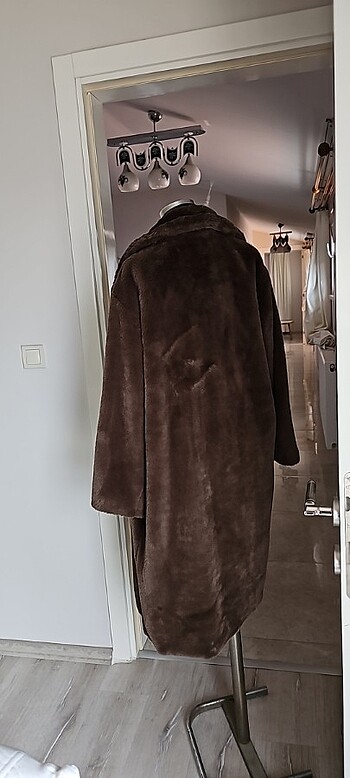 Pull&bear uzun kürk - Görsel 7