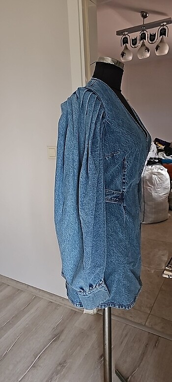 Kot elbise-ceket - Görsel 9