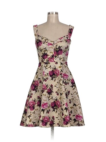 Vintage Love Kısa Elbise %70 İndirimli.