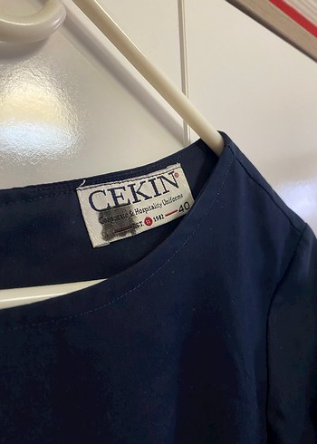 Lacivert Midi Elbise - Görsel 4