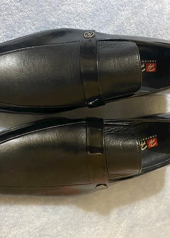Erkek Siyah Parlak Klasik Deri Ayakkabı - Görsel 3