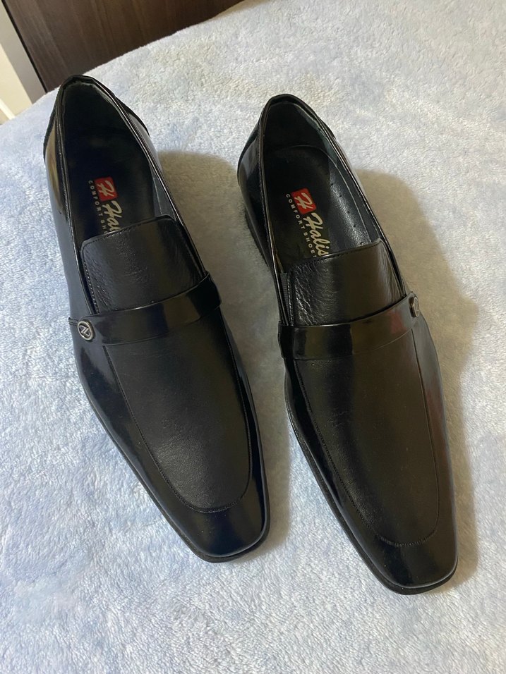 Erkek Siyah Parlak Klasik Deri Ayakkabı - Görsel 2