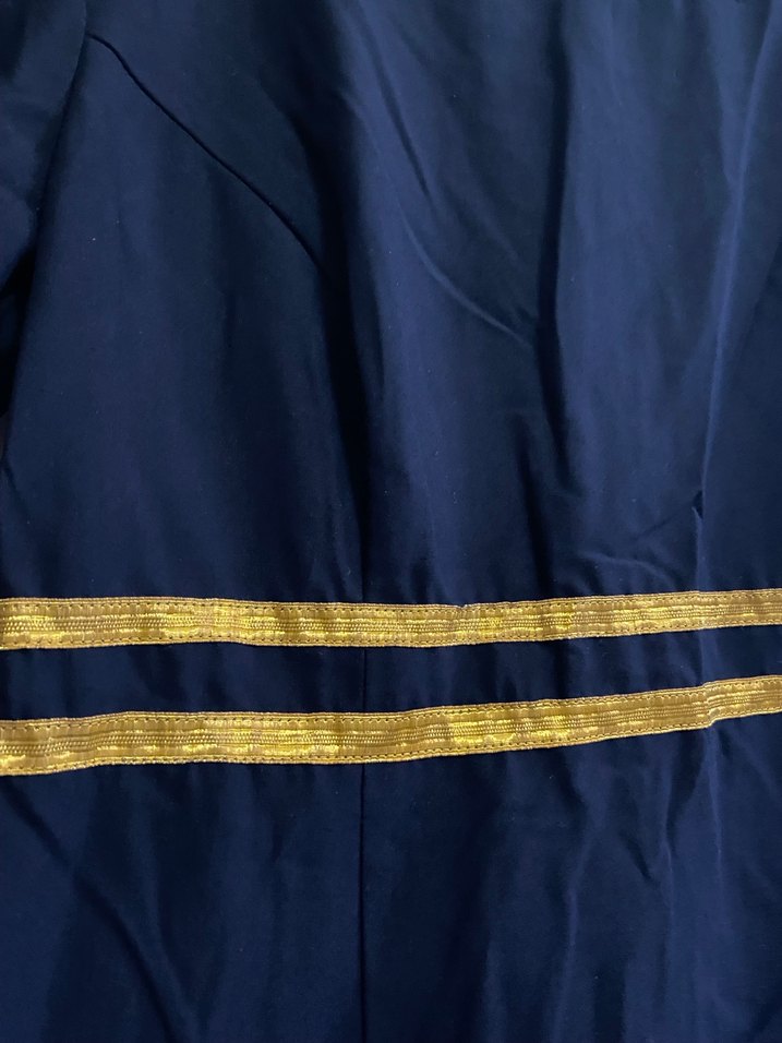 Kadın Lacivert Midi Ofis Elbisesi - Görsel 3