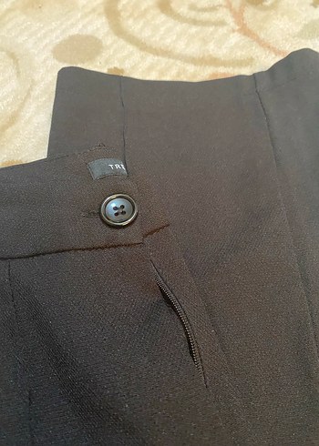 Siyah Kadın Kumaş Pantolon - Görsel 8