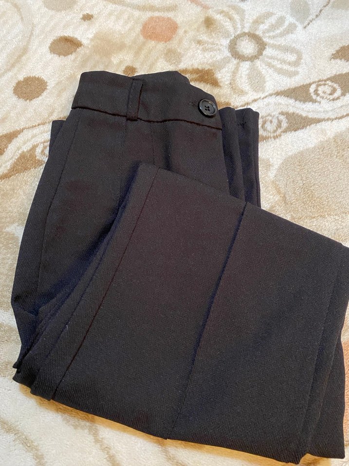 Siyah Kadın Kumaş Pantolon - Görsel 5