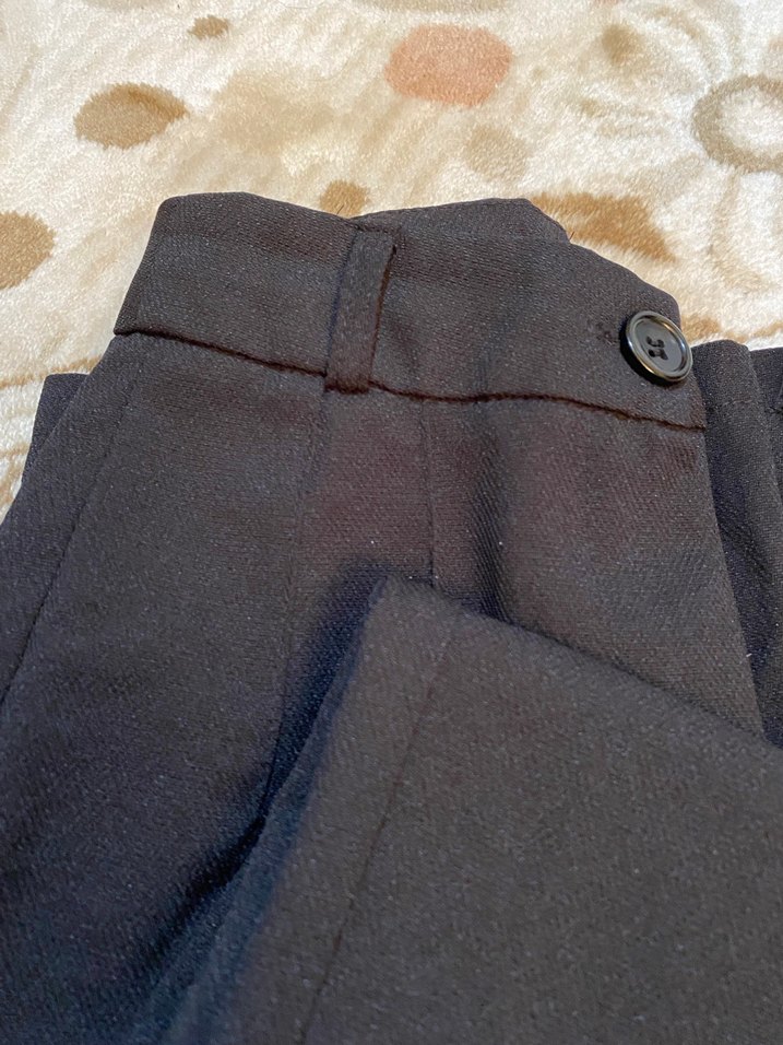 Siyah Kadın Kumaş Pantolon - Görsel 4